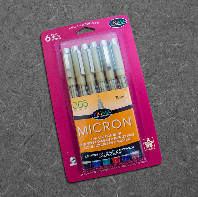 PEN-MICRON PIGMA .005/SET